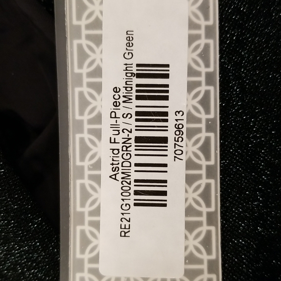 💕DEVON WINDSOR💕 Astrid Full Piece Midnight Green ~ One-Piece Swimsuit S NWT - Picture 14 of 14